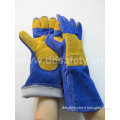 Blue Welder Reinforced Safety Gloves (DLW626)